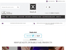Tablet Screenshot of nailx.co.nz